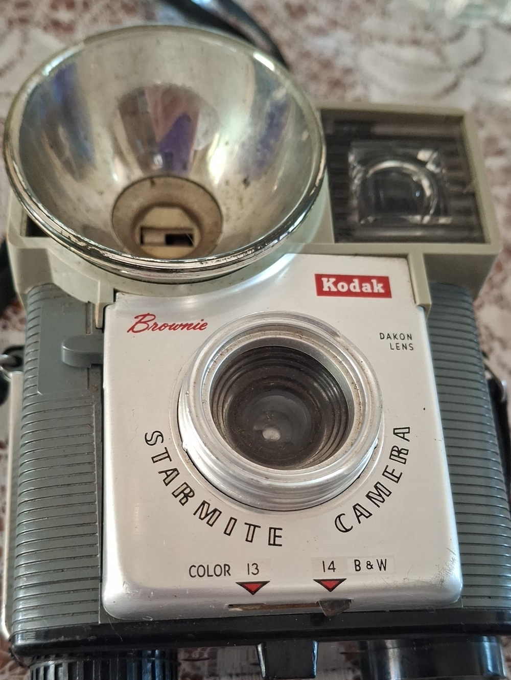 Kodak Brownie Starmite Camera - Silver and Gray From 1960s